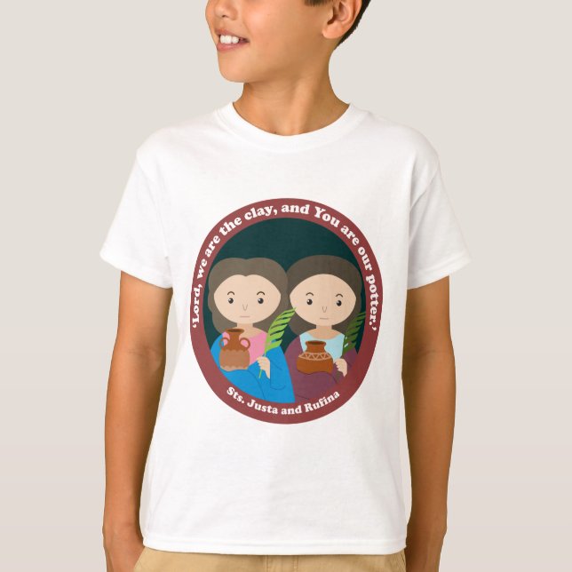 St. Justa & St. Rufina T Shirt (Framsida)