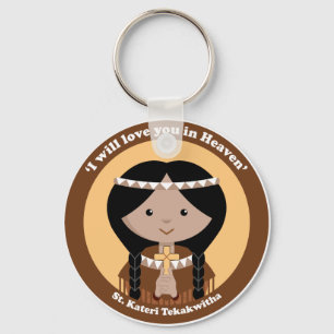 St. Kateri Tekakwita Nyckelring