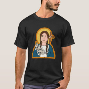 St Kateri Tekakwith a Catholique Lily Lily of the  T Shirt