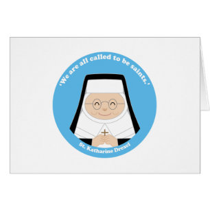 St. Katharine Drexel Hälsningskort