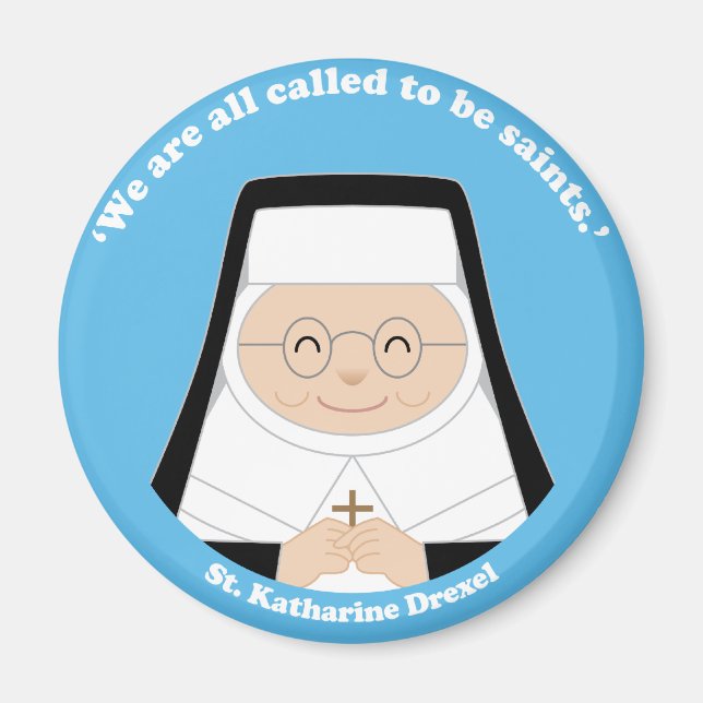 St. Katharine Drexel Magnet (Framsidan)