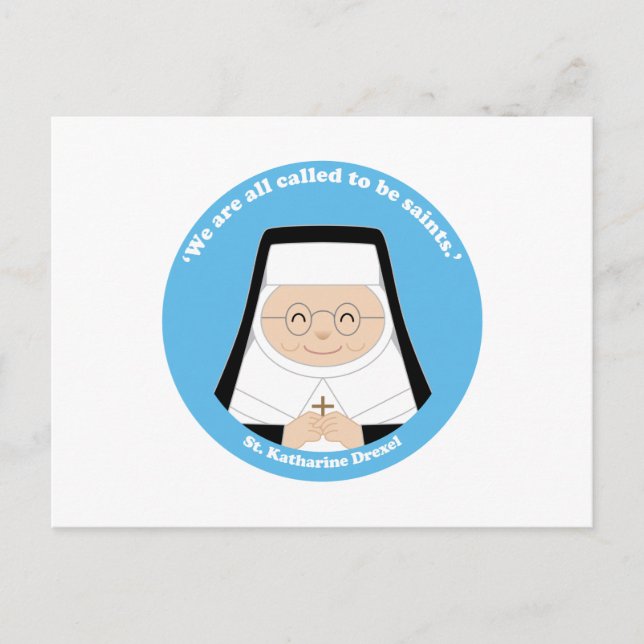 St. Katharine Drexel Vykort (Framsida)