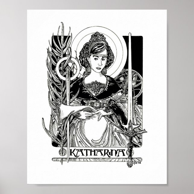 St. Katherine of Alexandria Poster (Framsidan)
