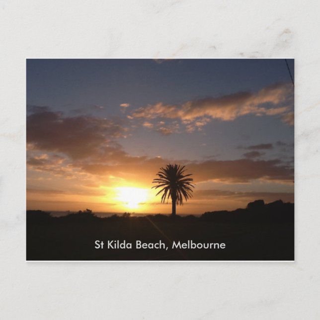St Kilda Beach Melbourne Vykort (Framsida)