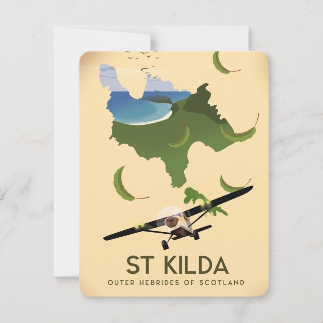 St Kilda, Yttre Hebriderna Skottland (Framsida)