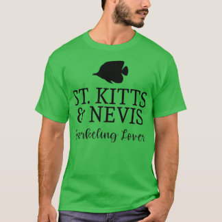 St Kitts amp Nevis Snorkeling Älskare T Shirt