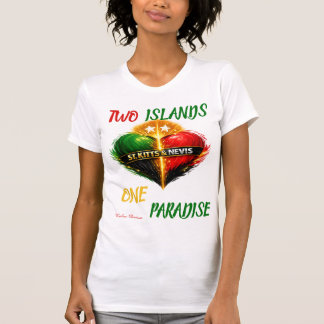 ST.Kitts & Nevis Färgglada T-Shirt