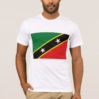 St Kitts och Nevis flagga T Shirt