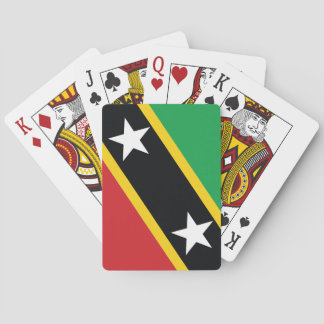 St Kitts och Nevis National Flagga Poker Card Casinokort