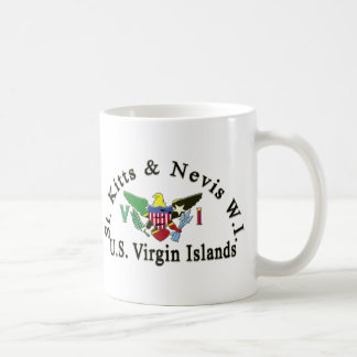 St. Kitts och Nevis/US Virgin Islands Kaffemugg