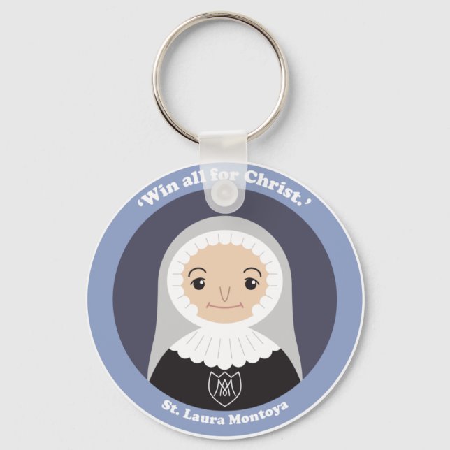 St. Laura Montoya Nyckelring (Framsida)
