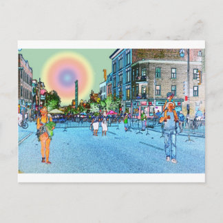 St Laurent Street Vykort