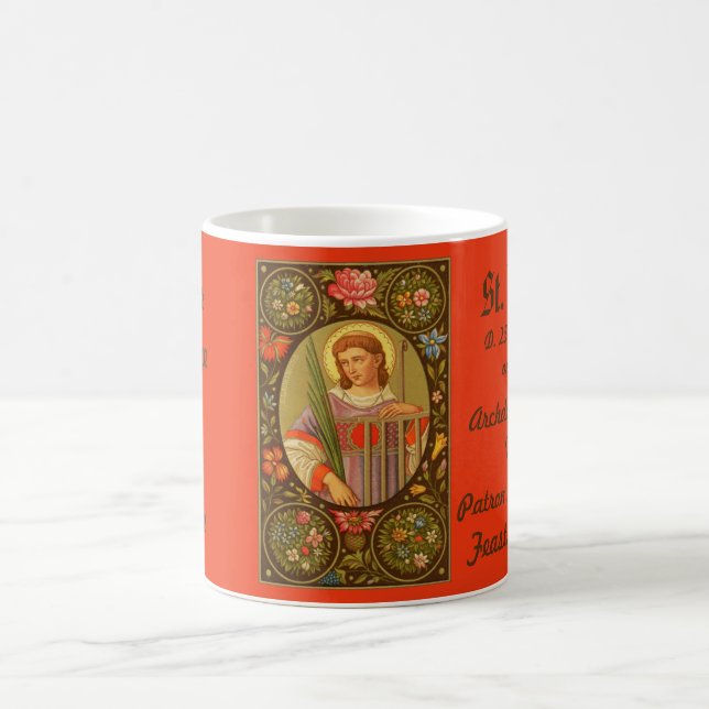 St. Lawrence av Rom (PM 04) Kaffe Mugg 1b (Center)