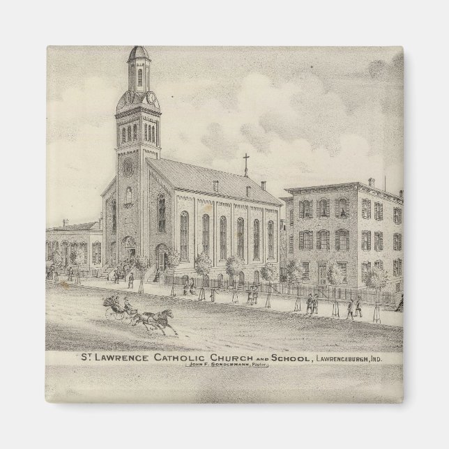 St Lawrence CatholChurch and School Magnet (Framsidan)