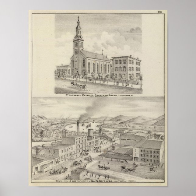 St Lawrence CatholChurch and School Poster (Framsidan)