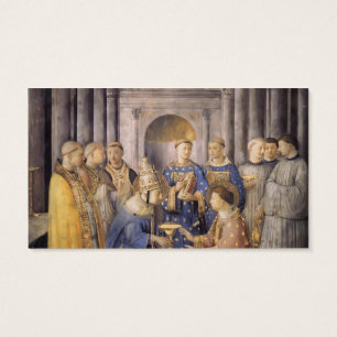 St. Lawrence för Fra Angelico- St Peter Visitkort