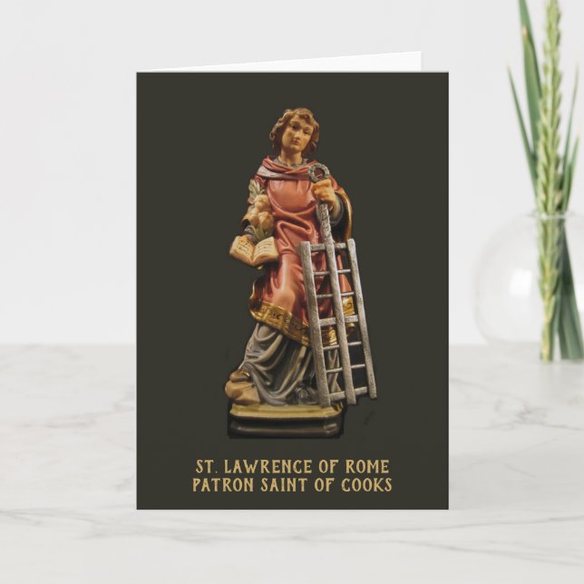 St. Lawrence of Rom, Patron Saint of Cooks Kort (Framsida)