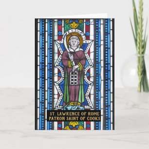 St. Lawrence of Rom, Patron Saint of Cooks Prayer Kort