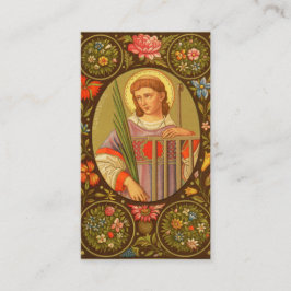 St. Lawrence of Rom (PM 04) Fullt Bleed Visitkort