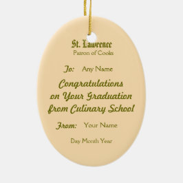 St. Lawrence of Rom (PM 04) Julgransprydnad Keramik