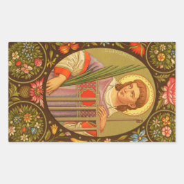 St. Lawrence of Rom (PM 04) Rektangulärt Klistermärke
