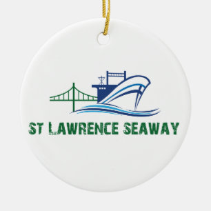 St Lawrence Seawayprydnad Julgransprydnad Keramik