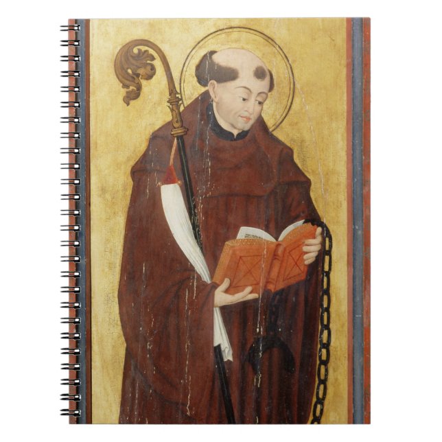 St Leonard (olja på slipad panel för guld) (para Anteckningsbok (Framsidan)