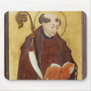 St Leonard (olja på slipad panel för guld) (para Musmatta