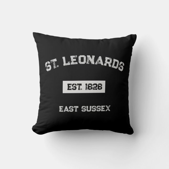 St. Leonards on sea friidrottsstil Kudde (Framsida)