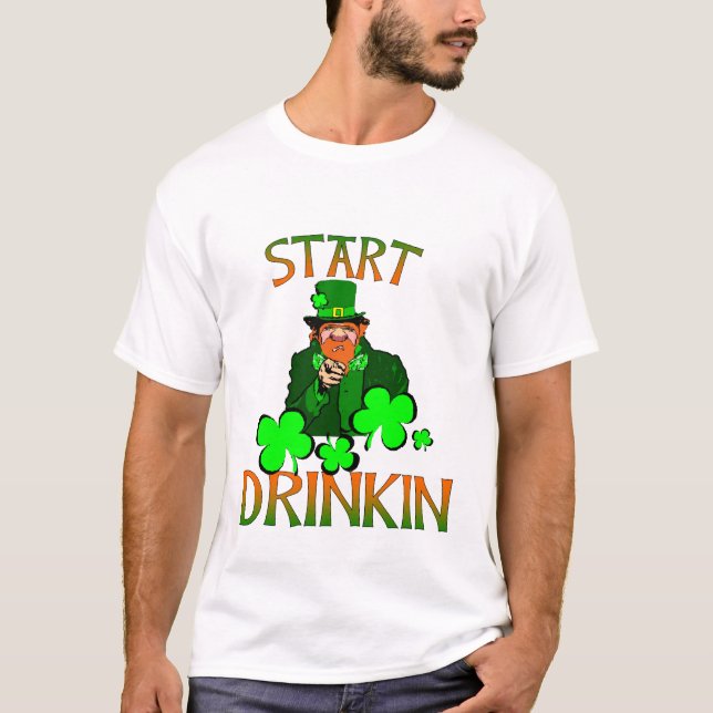 St. Liten pastej drack T-tröja T-shirt (Framsida)