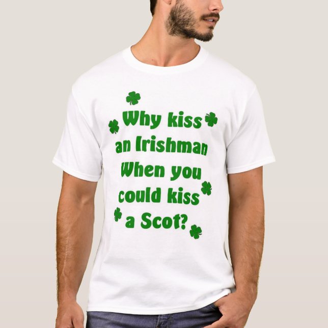 St. Liten pastej slåss för dag som är scots T-shirt (Framsida)