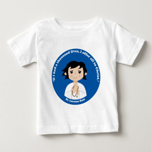 St. Lorenzo Ruiz Tee Shirt (Framsida)