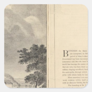 St. Louis, 1832 Fyrkantigt Klistermärke