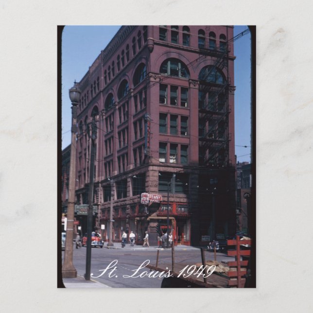 St. Louis 1949-vykort Vykort (Framsida)