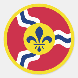 St. Louis Aero Force Runt Klistermärke