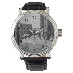 St Louis Alley Grayscale Armbandsur