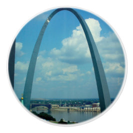 St. Louis Arch Ceramic Knob Knopp