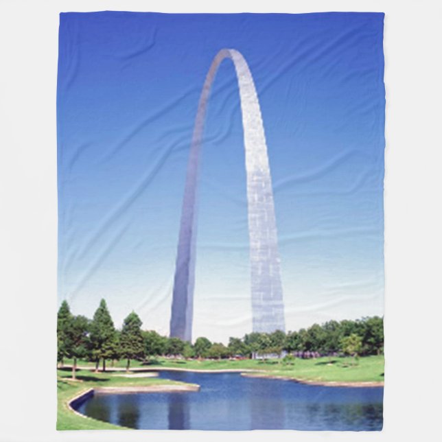 St. LOUIS ARCH Fleecefilt (Framsidan)