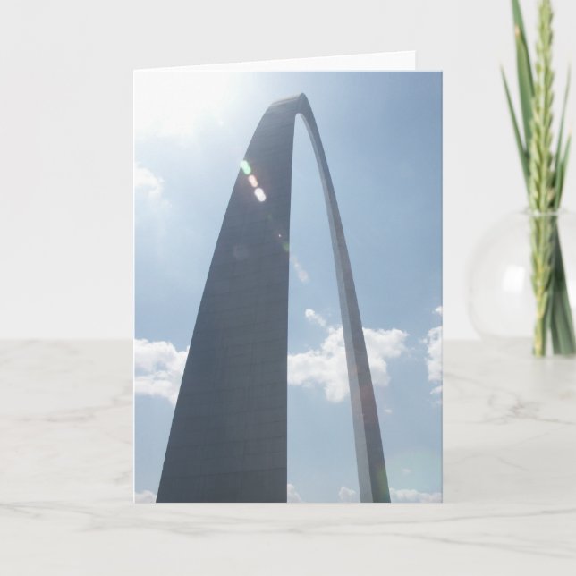St. Louis Arch-hälsningskort Kort (Framsida)