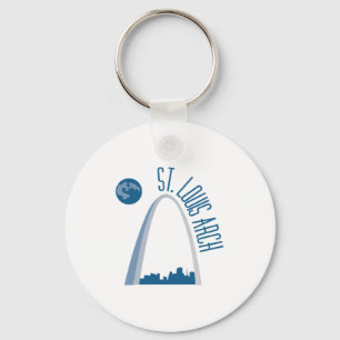 St Louis Arch Nyckelring
