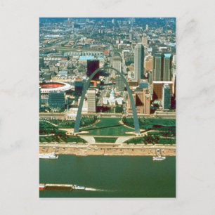 St. Louis Arch och Skyline Vykort