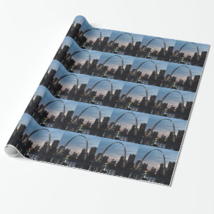 St Louis Arch Skyline Presentpapper