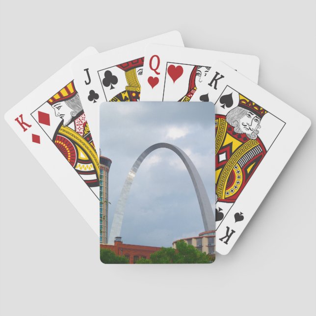 St. Louis Arch spelkort (Baksidan)