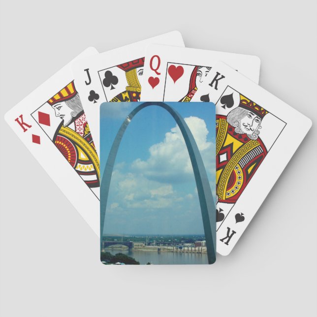 St. Louis Arch-spelkort Casinokort (Baksidan)