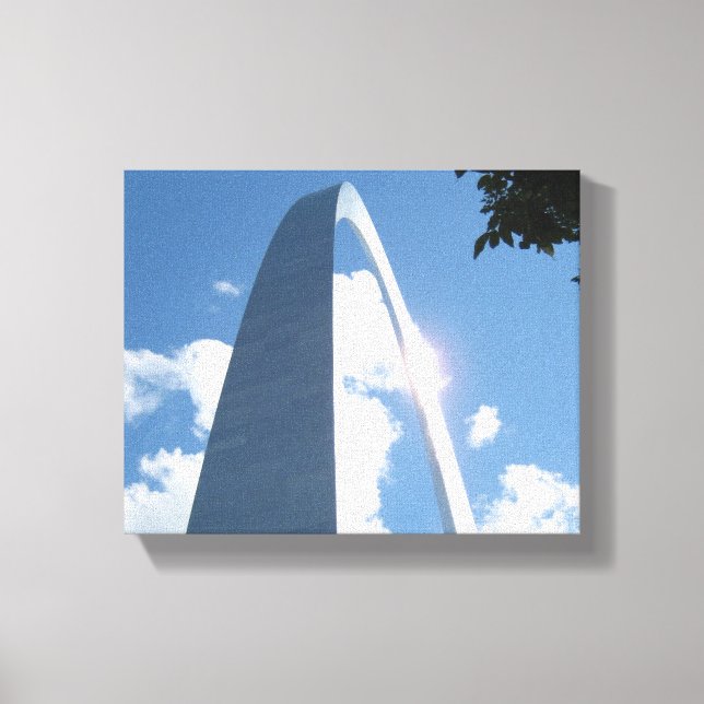 St. Louis Arch Wrapped Canvas (Framsida)
