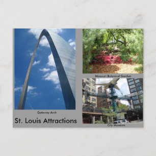 St. Louis Attraktion Vykort