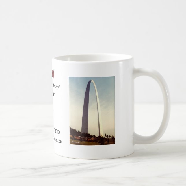 St Louis båge Kaffemugg (Höger)
