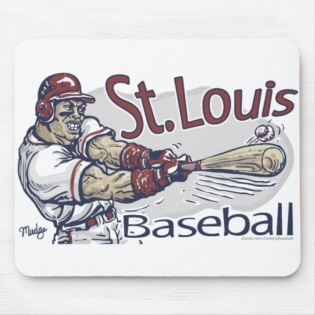 St Louis baseball Mousepad Musmatta (Framsidan)