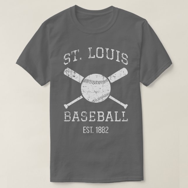 St Louis Baseball Team I T Shirt (Design framsida)
