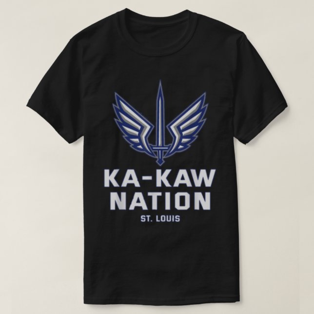 St Louis Battlehawks Ka Kaw T Shirt (Design framsida)
